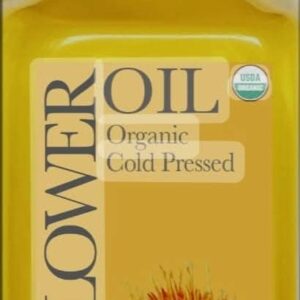 100% Pure Safflower Oil – Cold Pressed, Natural Cooking & Skincare Oil | Heart-Healthy, High Smoke Point- Light, cholesterol-free multi-purpose oil perfect for cooking, frying, massage, and cosmetic formulations.
